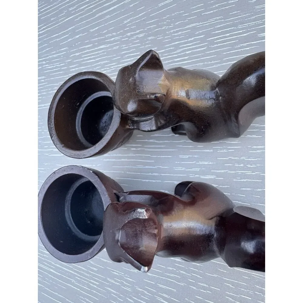 Squirrel Figurine with Flower Pots for Home Decor - Picture 7 of 10